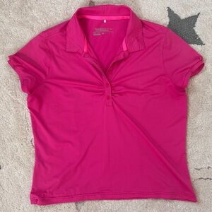 Women's Nike Pink Polo Golf Shirt